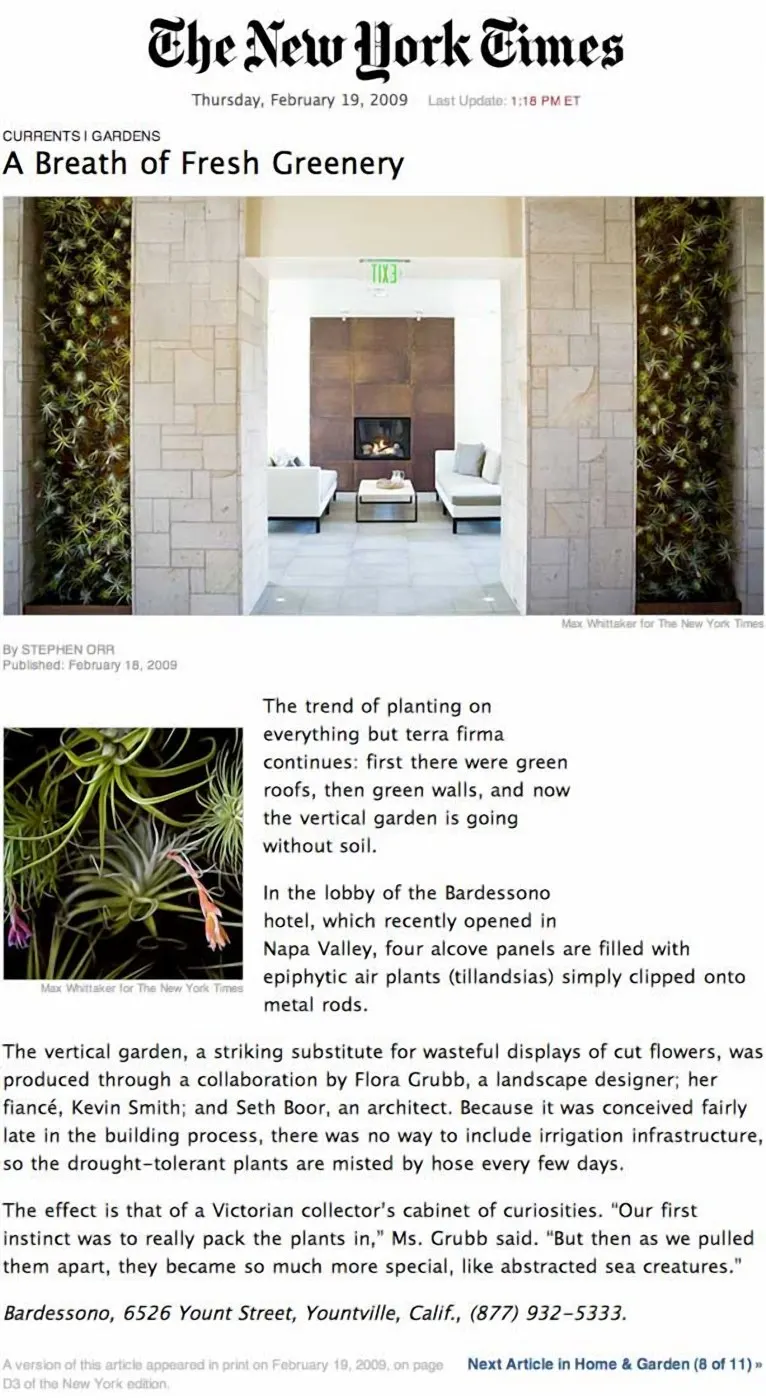 The New York Times, February 2009