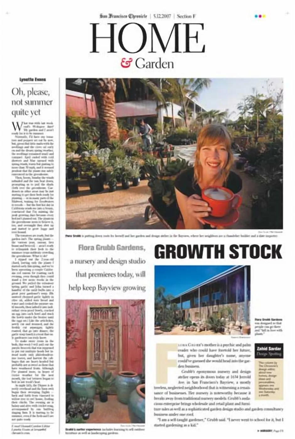 San Francisco Chronicle, May 12, 2007